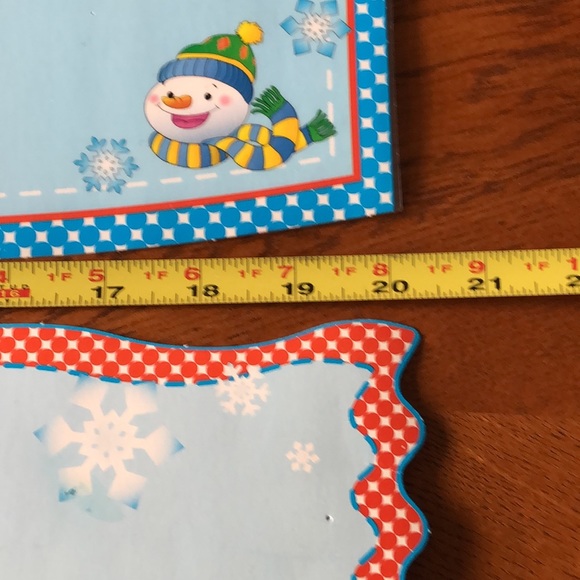 Winter Theme Bulletin Board Pieces: Snowman & Mini Banners - Picture 4 of 5